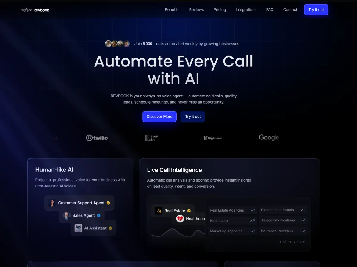 Professional Business Website Example 1