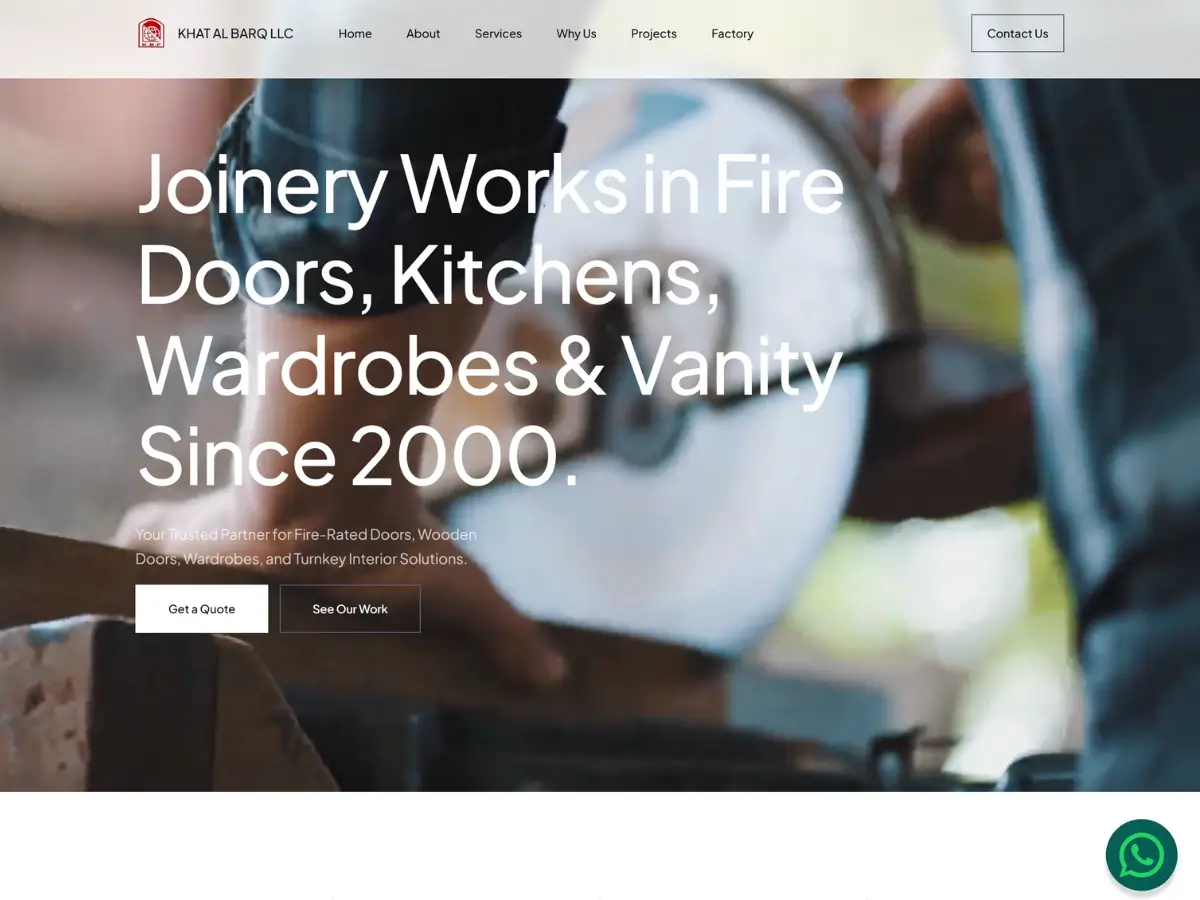 Professional Business Website Example 2