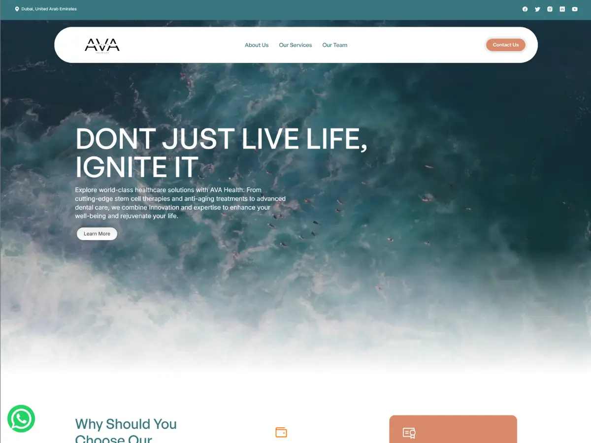 Professional Business Website Example 5